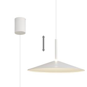 M7890  Calice 48cm Rise And Fall Pendant 16W LED 3000K White